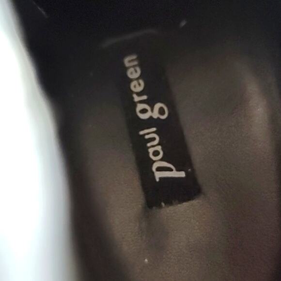 PAUL GREEN MALIBU SLICED ZIP ANKLE BOOTIES BLACK NUBUCK NWOB SIZE 8.5 - Picture 5 of 16